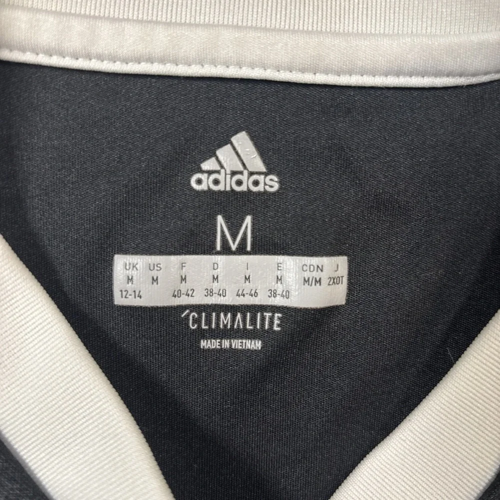 Adidas Climalite Stripped Soccer Jersey Size M